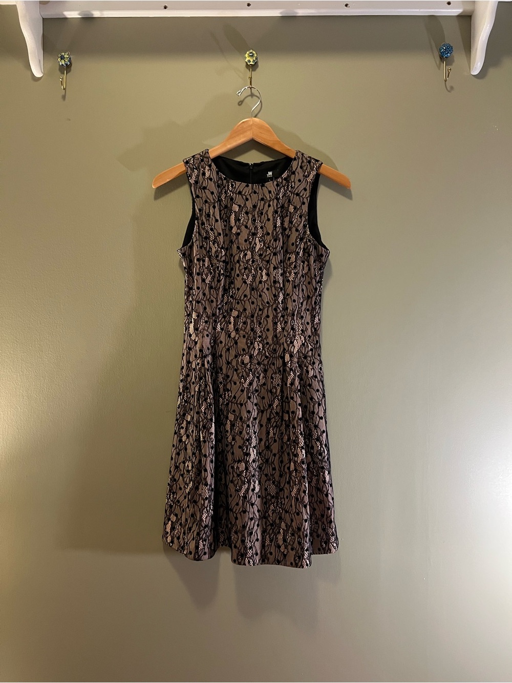 Jason Wu Mauve Lace Midi Dress: - Picture 2 of 9